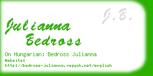 julianna bedross business card